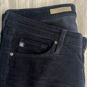 AG Adriano Goldschmied Navy blue Corduroy Pants